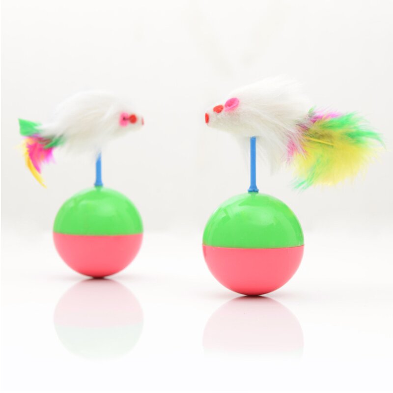 Pet Mouse Tumbler Ball Cat Toy - (301202)