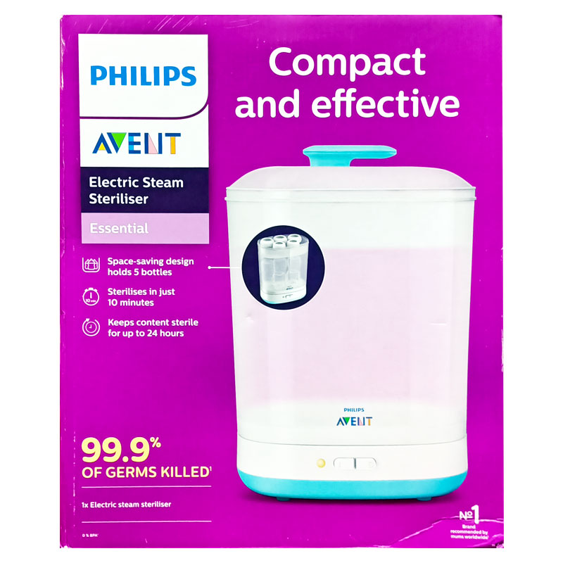 Philips Avent 2 in 1 Compact & Effective Electric Steam Steriliser (9528)