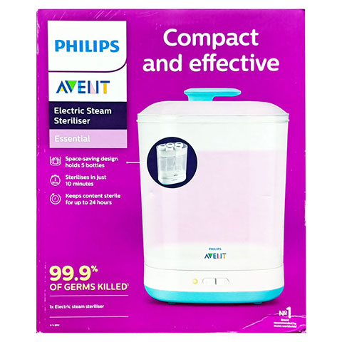 Philips Avent 2 in 1 Compact & Effective Electric Steam Steriliser (9528)
