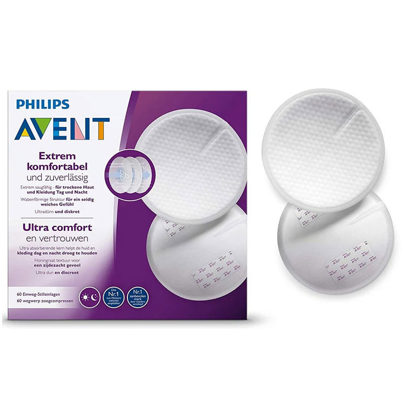 Philips Avent Ultra Comfort Disposable Breast Pads - 60 Pads