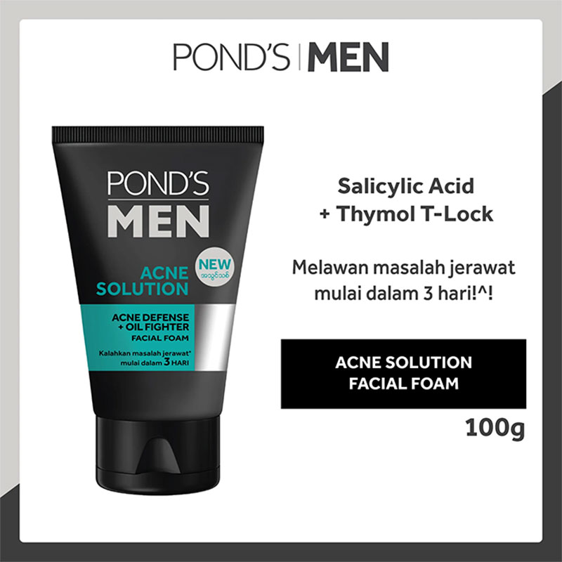Pond's Men Acne Solution Facial Foam 50g