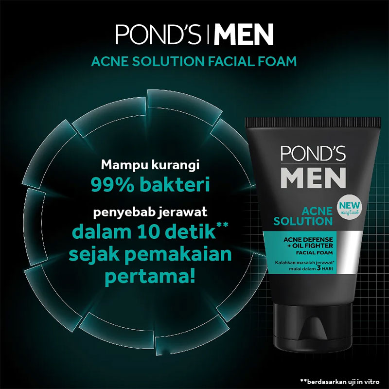 Pond's Men Acne Solution Facial Foam 50g