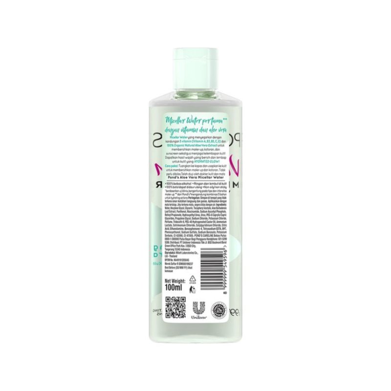Pond's Vitamin Micellar Water 100ml - Hydrating Aloe Vera