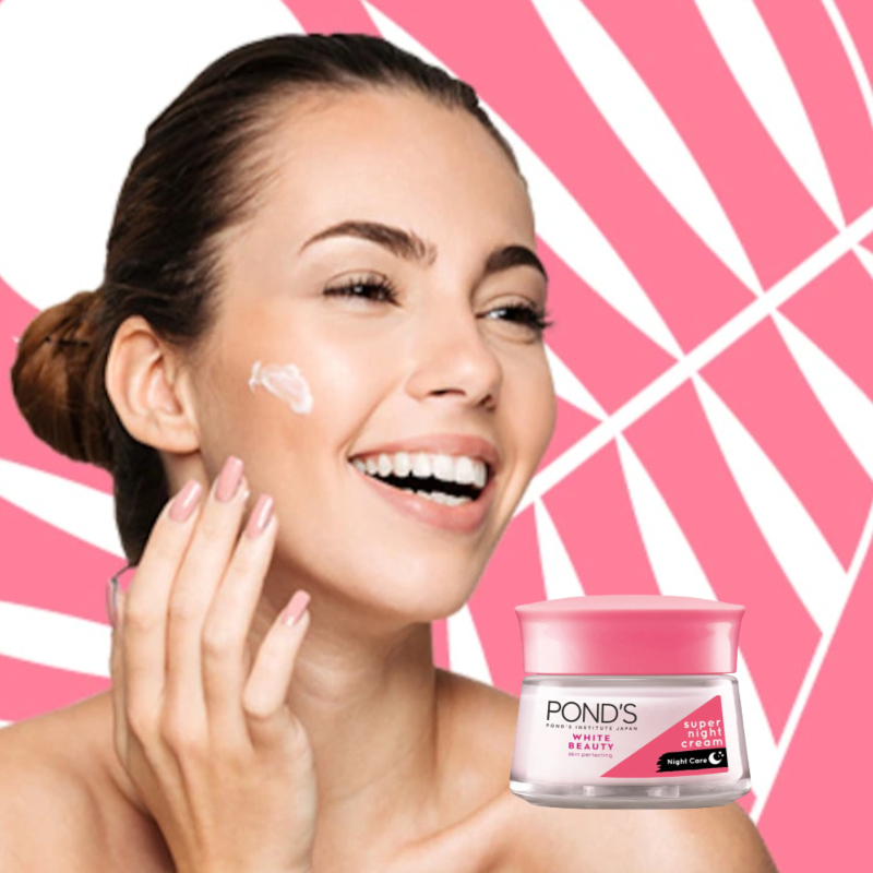 Pond's White Beauty Skin Perfecting Super Night Cream 50g