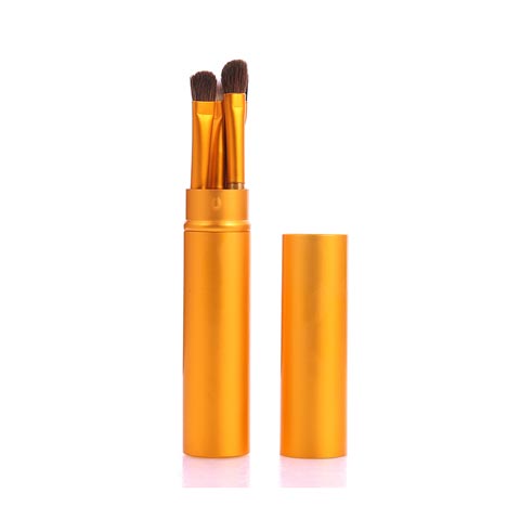 Pony Hair 5pcs Makeup Brushes Set - Golden (20113)