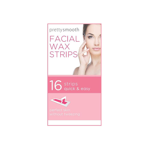 Pretty Smooth Facial Wax Strips - 16 Strips