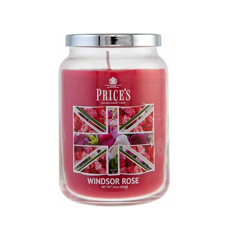 Price's Jar Candle 630g - Windsor Rose