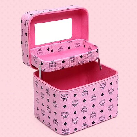 Professional Large Capacity Double Layer Folding Cosmetic Bag