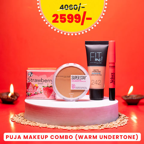 Puja Makeup Combo (Warm Undertone)