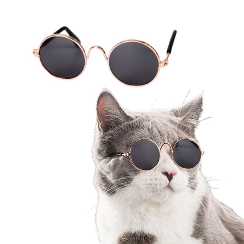Pull Wind Sunglasses For Cat - Black (20211)