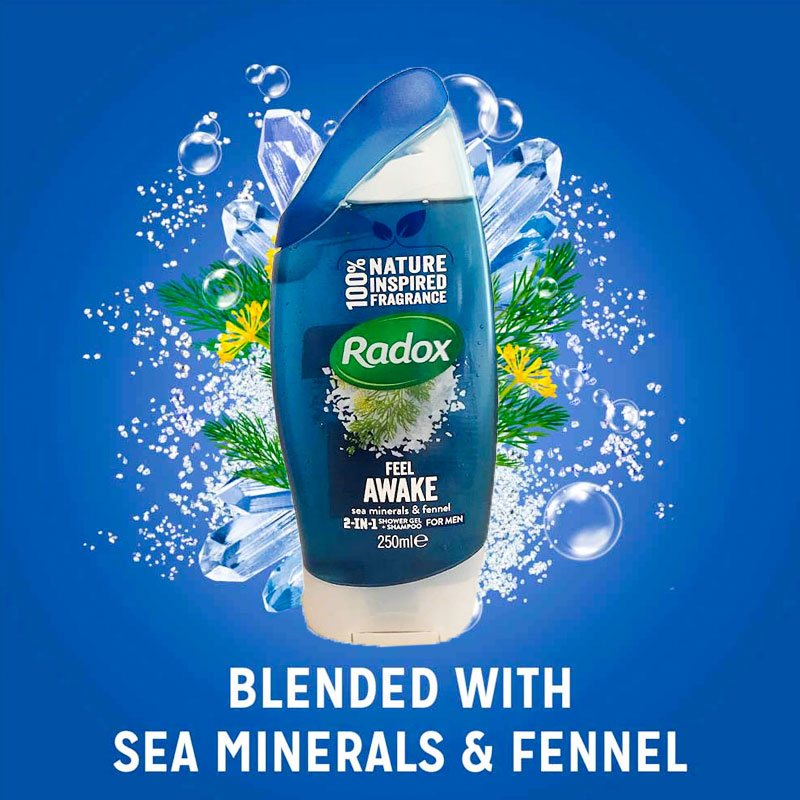 Radox Feel Awake for Men 2in1 Shower Gel 250ml