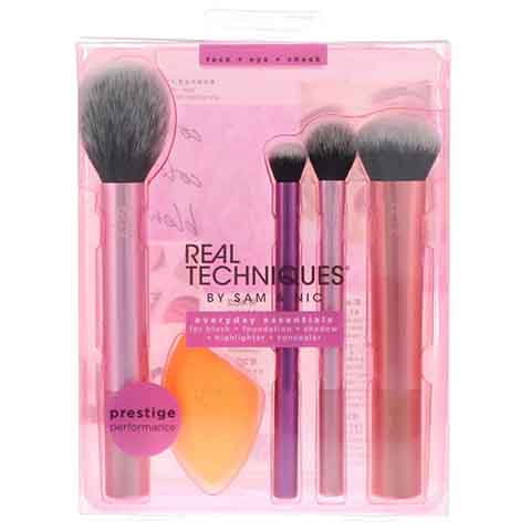 Real Techniques By Sam & Nic Everyday Essentials Brush Set - 5 pieces