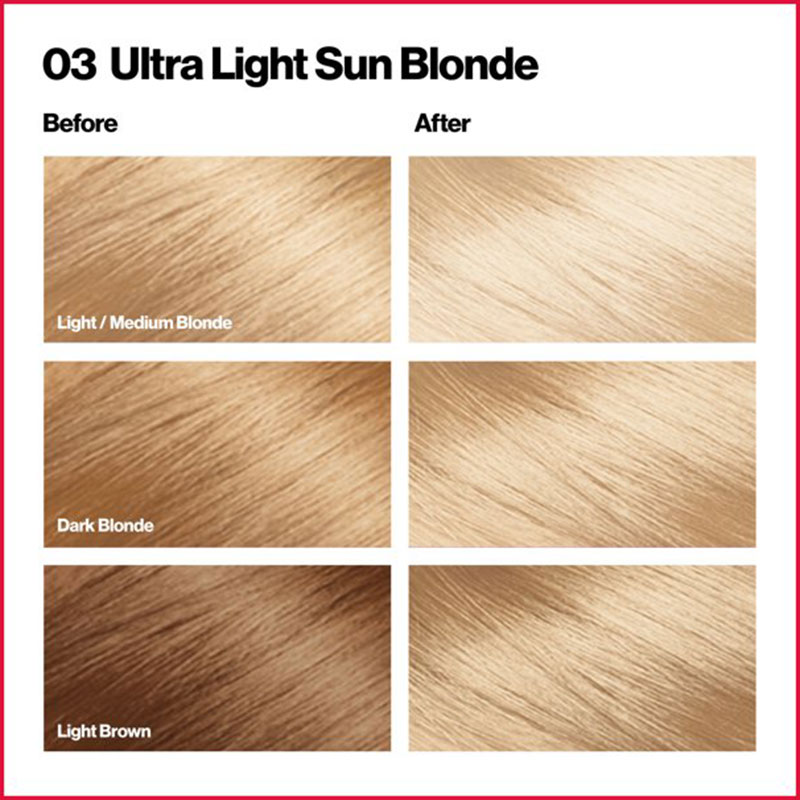 Revlon Colorsilk Beautiful 3D Hair Color - 03 Ultra Light Sun Blonde