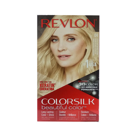 Revlon Colorsilk Beautiful 3D Hair Color - 04 Ultra Light Natural Blonde