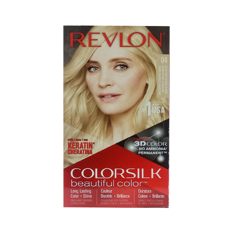 Revlon Colorsilk Beautiful 3D Hair Color - 04 Ultra Light Natural Blonde