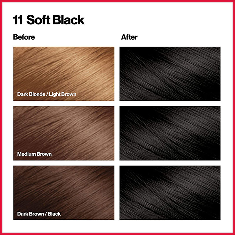 Revlon ColorSilk Beautiful 3D Hair Color - 11 Negro Suave (Soft Black)