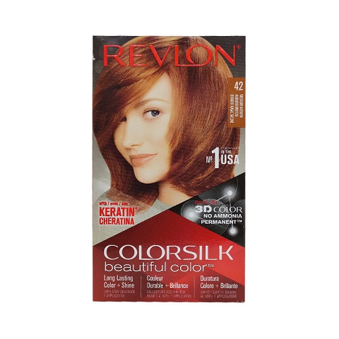 Revlon ColorSilk Beautiful 3D Hair Color - 42 Medium Auburn