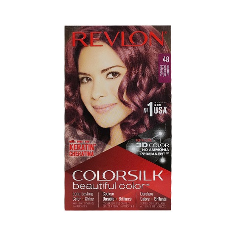 Revlon ColorSilk Beautiful 3D Hair Color - 48 Burgundy