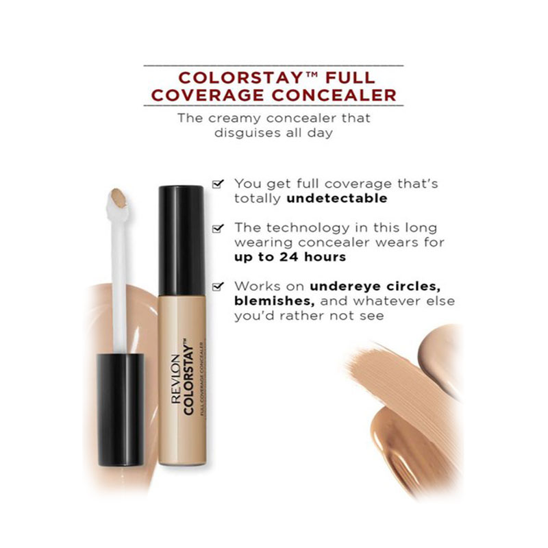 Revlon ColorStay Full Coverage Concealer 6.2ml - 010 Vanilla
