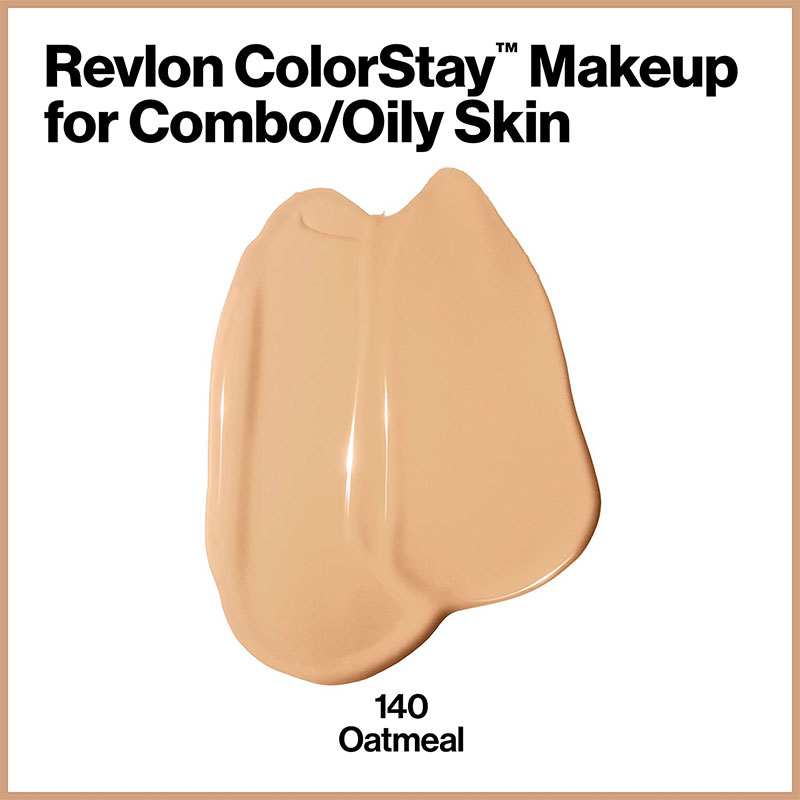 Revlon Colorstay Matte Finish Foundation Com/Oily Skin SPF15 30ml - 140 Oatmeal
