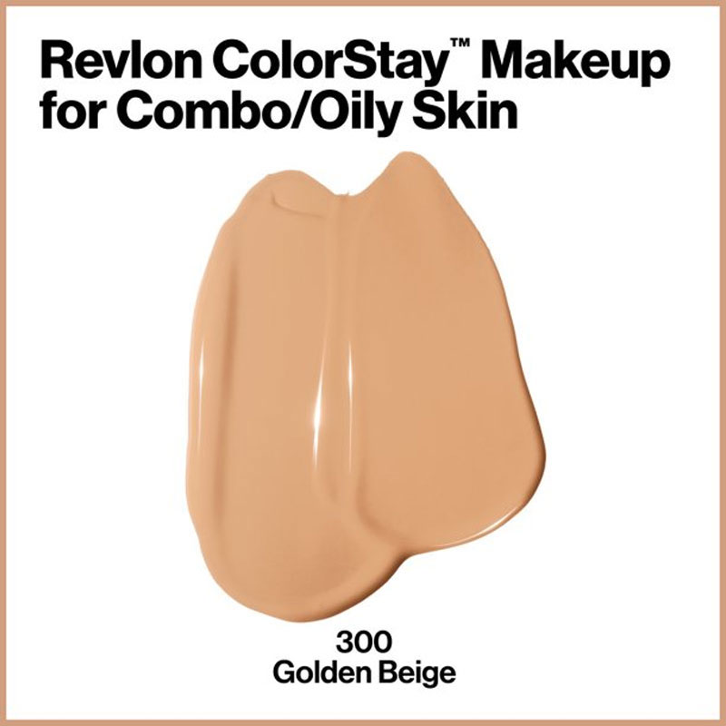 Revlon Colorstay Matte Finish Foundation Com/Oily Skin SPF15 30ml - 300 Golden Beige