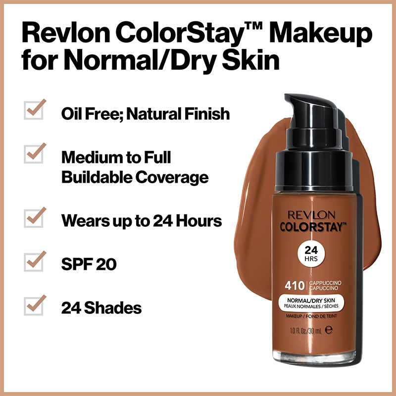 Revlon Colorstay Natural Finish Foundation Nor/Dry Skin SPF20 30ml - 295 Dune