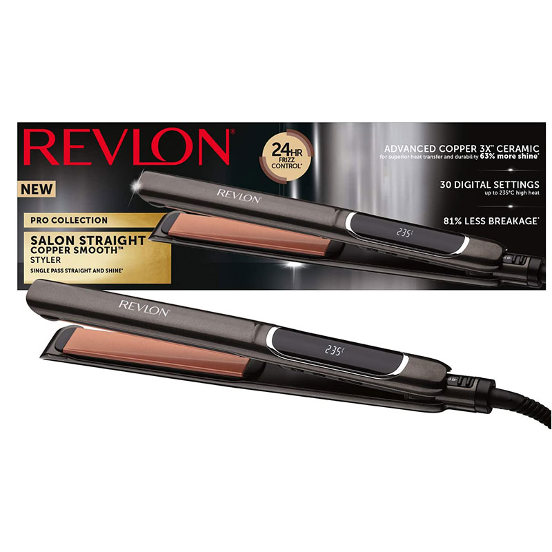 Revlon Pro Collection Salon Straight Copper Extra Long Hair Straightener