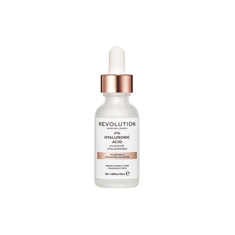 Revolution Skincare 2% Hyaluronic Acid Plumping & Hydrating Solution Serum 30ml