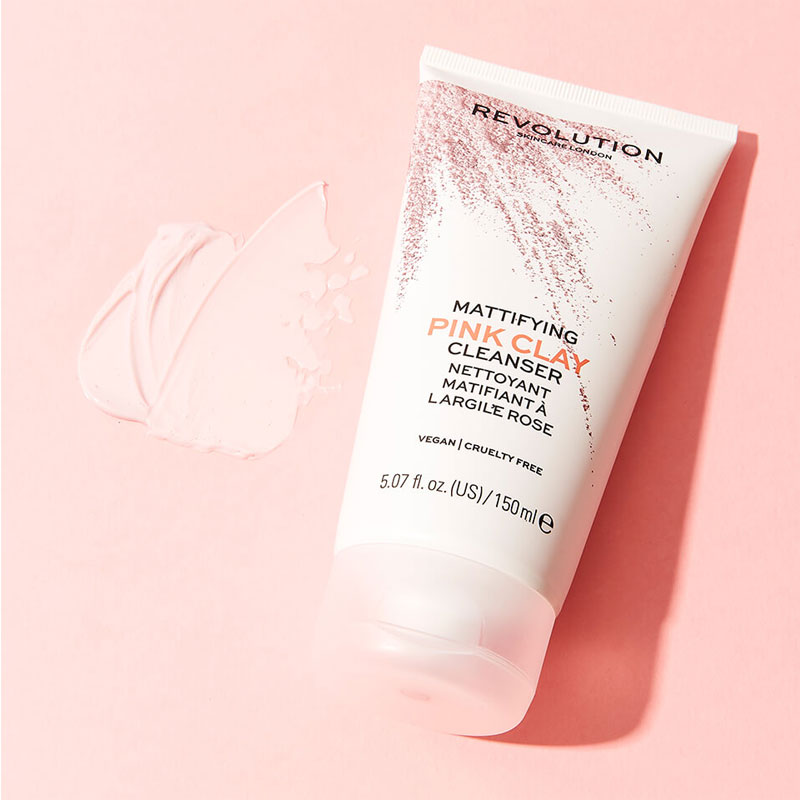 Revolution Skincare Mattifying Pink Clay Cleanser 150ml