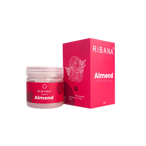 Ribana Almond Face & Body Scrub 50g