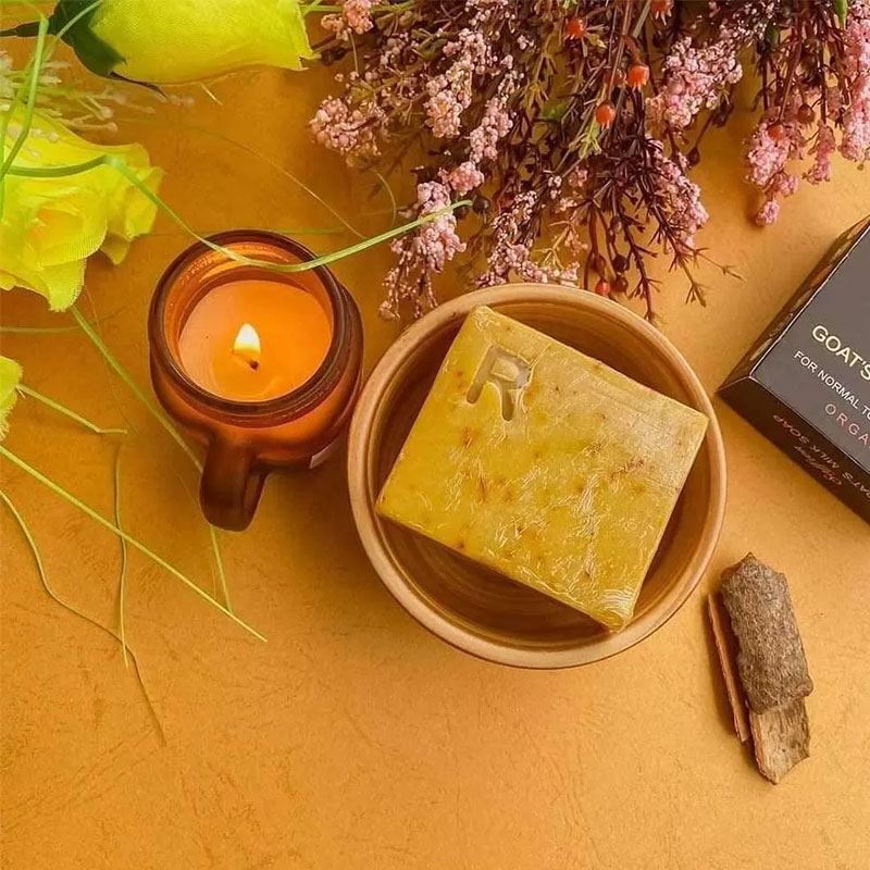 Ribana Saffron Goat's Milk Soap 110g