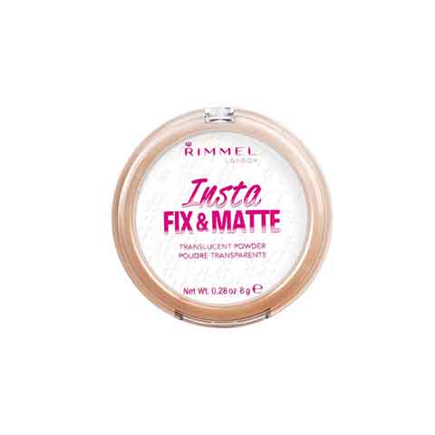 Rimmel Insta Fix & Matte Translucent Powder 8g - 001 Translucent