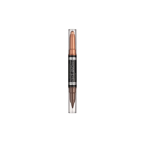 Rimmel London Magnif'Eyes Double Ended Shadow & Liner - 002 Kissed By A Rose Gold