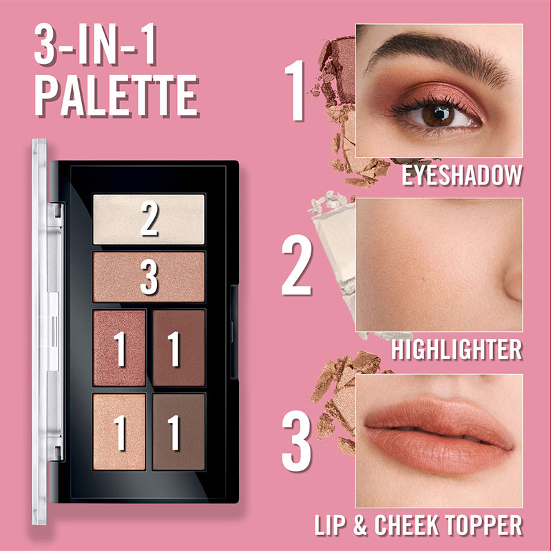 Rimmel London Mini Power Palette - 002 Sassy