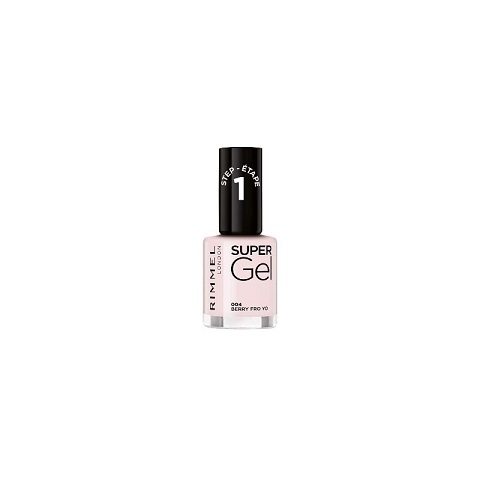 Rimmel London Super Gel Nail Polish 12ml - 004 Berry Fro Yo