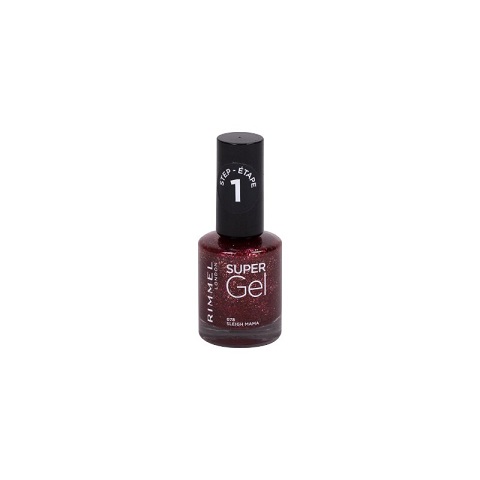 Rimmel London Super Gel Nail Polish 12ml - 078 Sleigh Mama