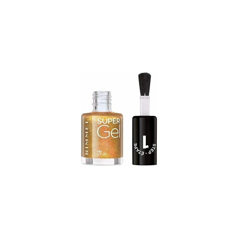 Rimmel London Super Gel Nail Polish 12ml - 081 Lit Up || The MallBD Rimmel London Super Gel Nail Polish 12ml - 081 Lit Up || The MallBD