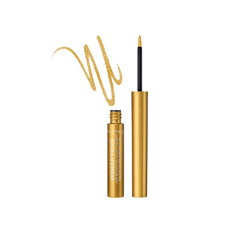 Rimmel Wonder'Proof 24HR Waterpoof Colour Eyeliner - 007 Shiny Gold