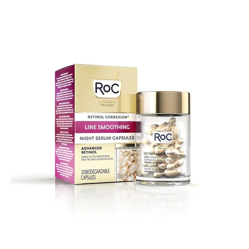 RoC Retinol Correxion Line Smoothing Night Serum 30ct Capsules