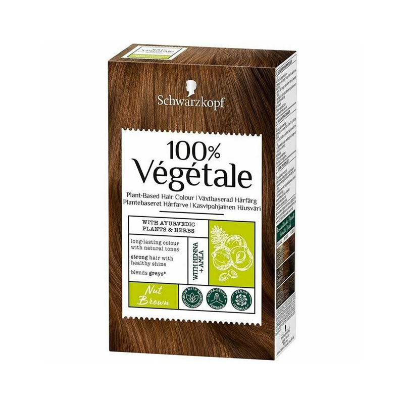 Schwarzkopf 100% Vegetale Plant-Based Hair Colour - Nut Brown