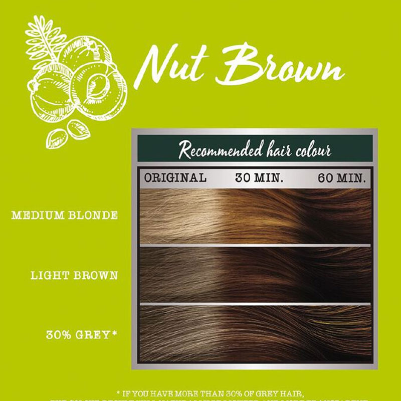 Schwarzkopf 100% Vegetale Plant-Based Hair Colour - Nut Brown