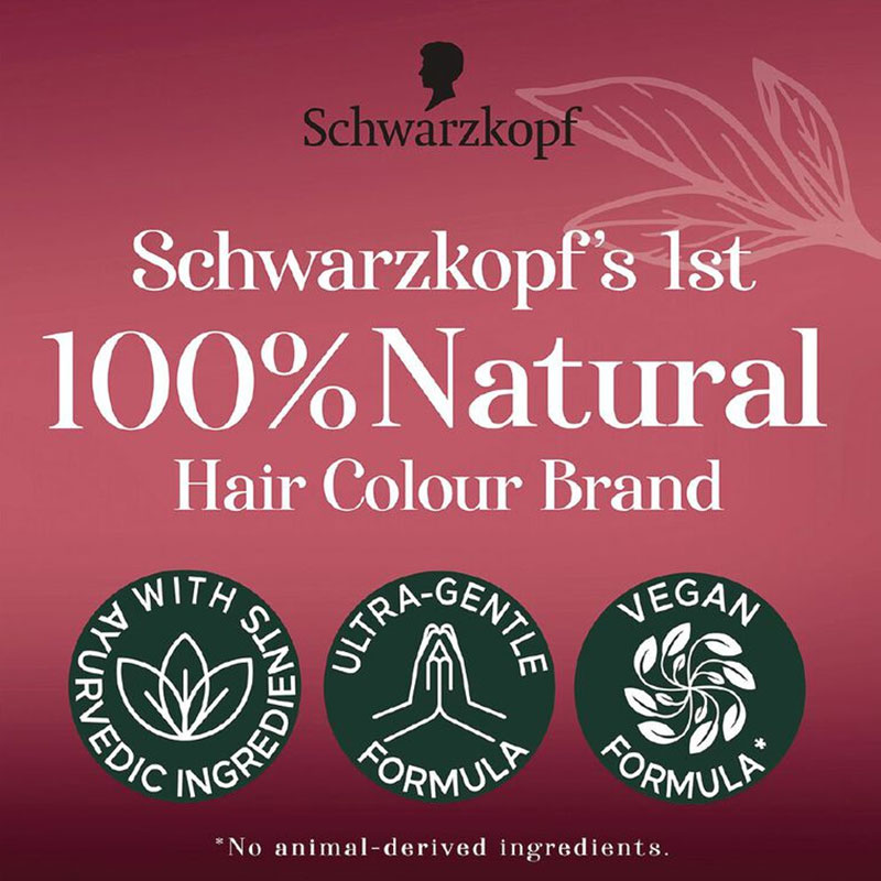 Schwarzkopf 100% Vegetale Plant-Based Hair Colour - Nut Brown