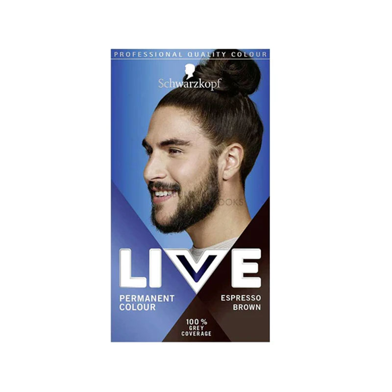 Schwarzkopf Live Permanent Hair Color for Men - Espresso Brown 880