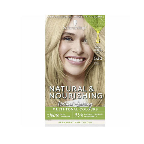 Schwarzkopf Natural & Nourishing Permanent Hair Colour - 530 Light Blonde