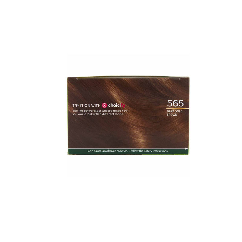 Schwarzkopf Natural & Nourish Permanent Hair Colour - 565 Dark Gold Brown