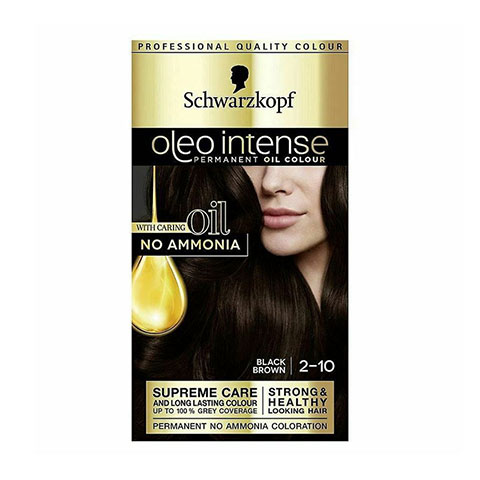 Schwarzkopf Oleo Intense Permanent Hair Colour - Black Brown 2-10