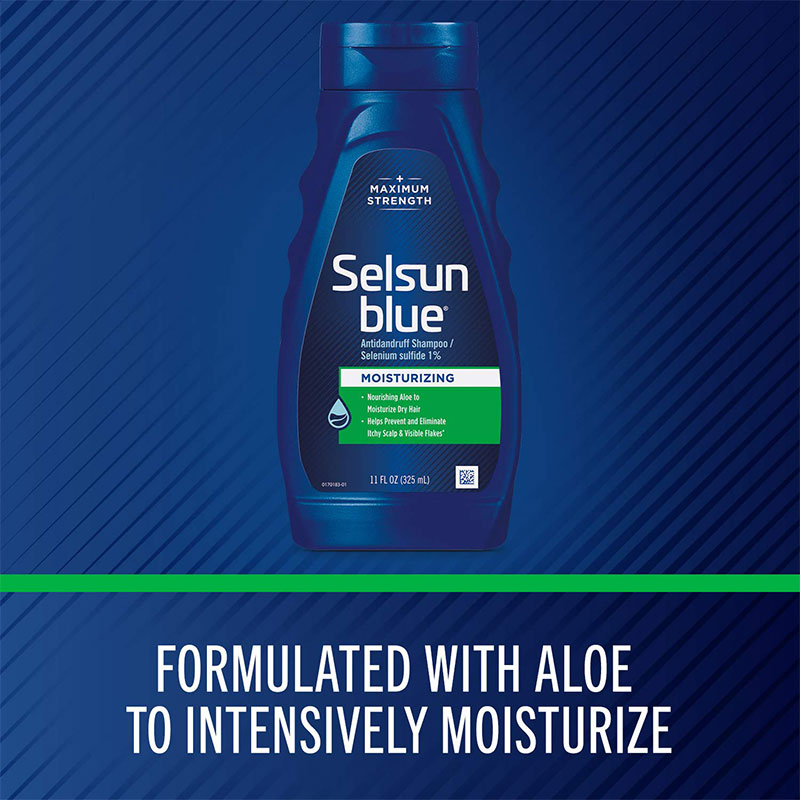 Selsun Blue Maximum Strength Moisturizing Anti Dandruff Shampoo 325ml