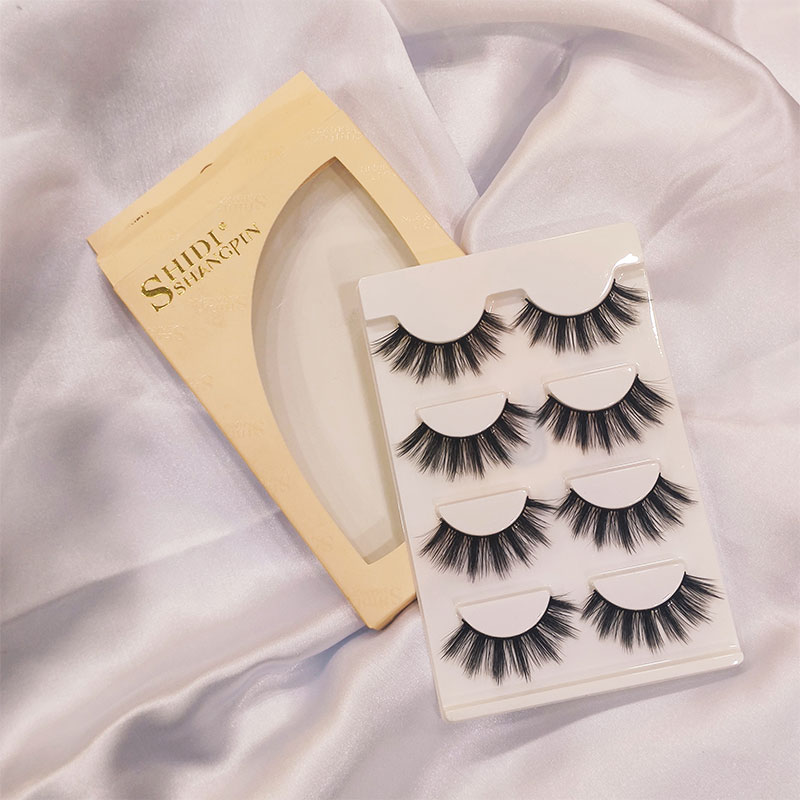 Shidi Shangpin 3D Mink False Eyelashes 4 Pairs Set - G107