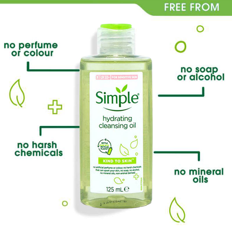 Simple Kind To Skin Hydrating Cleansing Oil 125ml