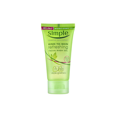 Simple Kind To Skin Refreshing Facial Wash Gel 50ml